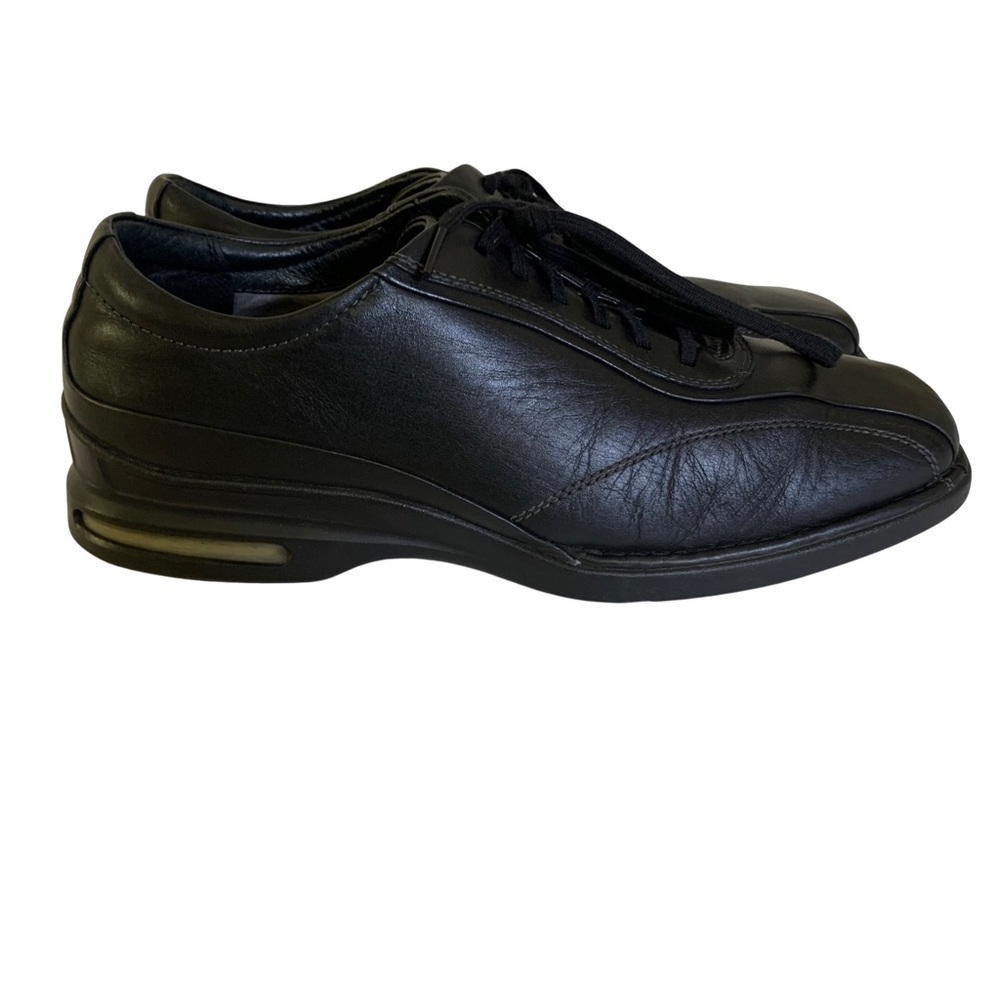 Rockport Signature Series Black Leather Lace Up Comfort Dress Shoes Men, 12 - Picture 5 of 7